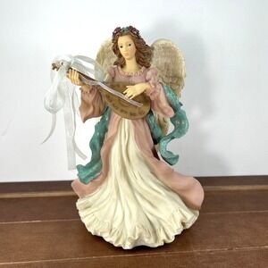 San Francisco‎ Music Box God Rest Ye Merry Gentlemen 8" Musical Angel Figure